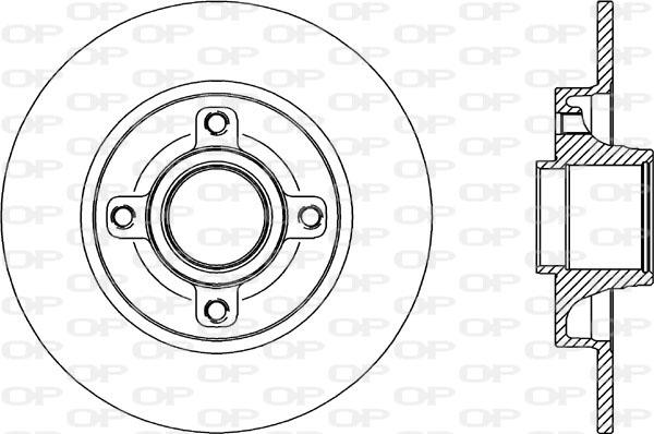 Open Parts BDA2341.10 - Тормозной диск autodnr.net