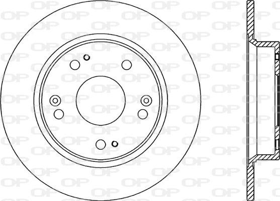 Open Parts BDA2344.10 - Тормозной диск autodnr.net