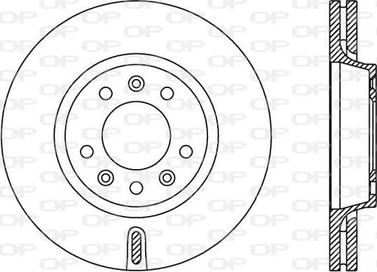 Open Parts BDA2381.20 - Тормозной диск autodnr.net