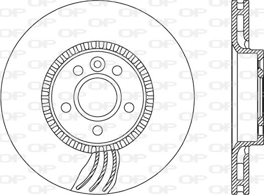 Open Parts BDA2469.20 - Тормозной диск autodnr.net