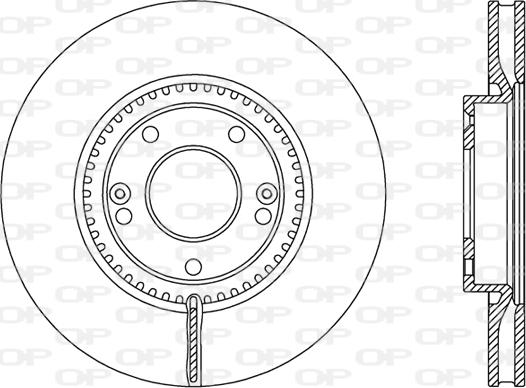 Open Parts BDR2477.20 - Гальмівний диск autocars.com.ua