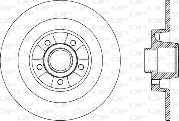 Open Parts BDA2507.10 - Тормозной диск autodnr.net