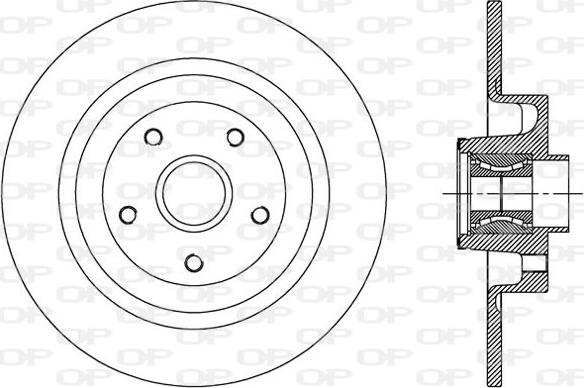 Open Parts BDA2507.30 - Тормозной диск autodnr.net