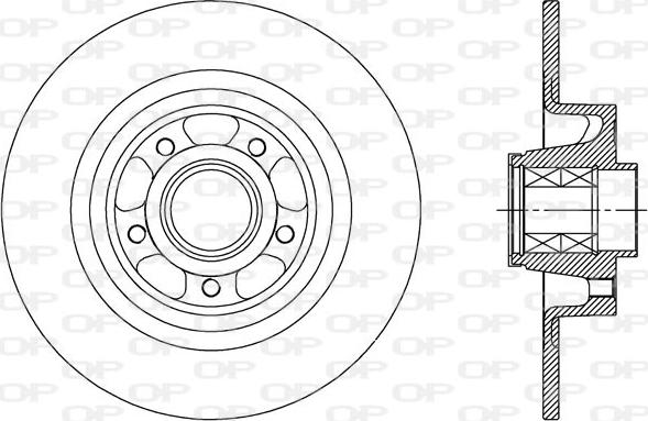 Open Parts BDA2514.30 - Тормозной диск autodnr.net