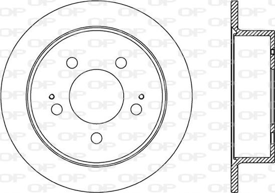 Open Parts BDA2527.10 - Тормозной диск autodnr.net