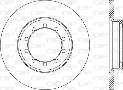 Open Parts BDA2637.10 - Тормозной диск autodnr.net