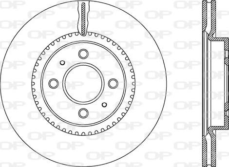 Open Parts BDA2639.20 - Гальмівний диск autocars.com.ua