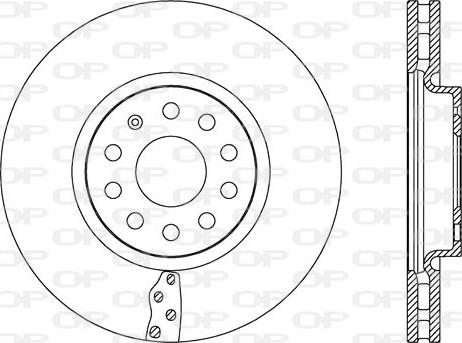 Open Parts BDA2657.20 - Тормозной диск autodnr.net