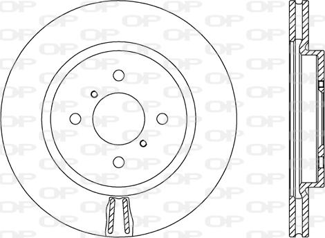 Blue Print ADK84341 - Тормозной диск avtokuzovplus.com.ua