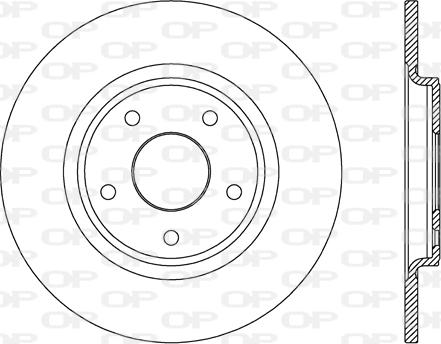 Open Parts BDA2675.10 - Гальмівний диск autocars.com.ua