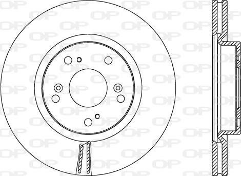 Open Parts BDA2686.20 - Гальмівний диск autocars.com.ua