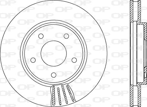 Open Parts BDA2692.20 - Гальмівний диск autocars.com.ua