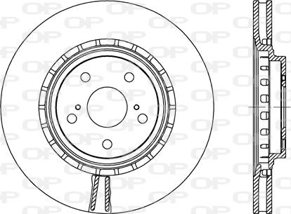 Open Parts BDA2718.20 - Гальмівний диск autocars.com.ua