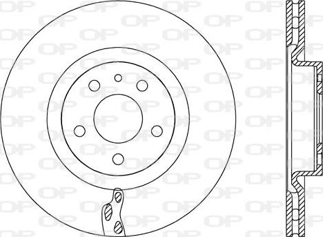 Open Parts BDA2720.20 - Тормозной диск autodnr.net