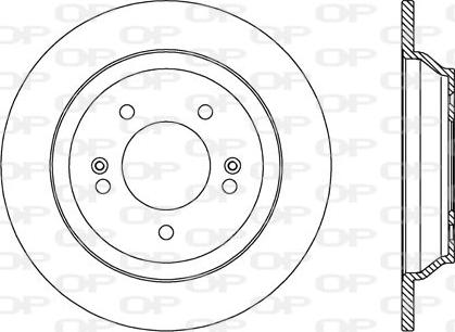 Open Parts BDA2731.10 - Гальмівний диск autocars.com.ua