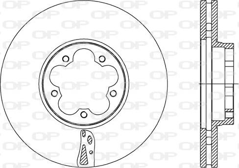 Open Parts BDA2733.20 - Тормозной диск autodnr.net