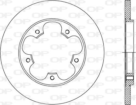 Open Parts BDA2734.10 - Тормозной диск autodnr.net