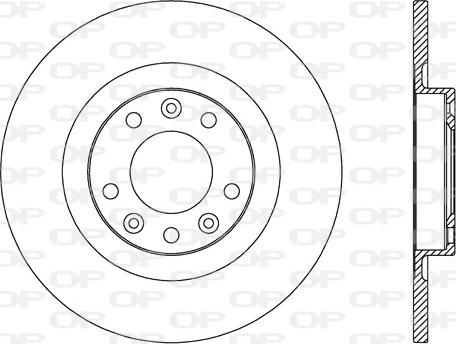 Open Parts BDA2741.10 - Гальмівний диск autocars.com.ua