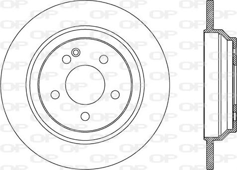 Open Parts BDA2778.10 - Гальмівний диск autocars.com.ua