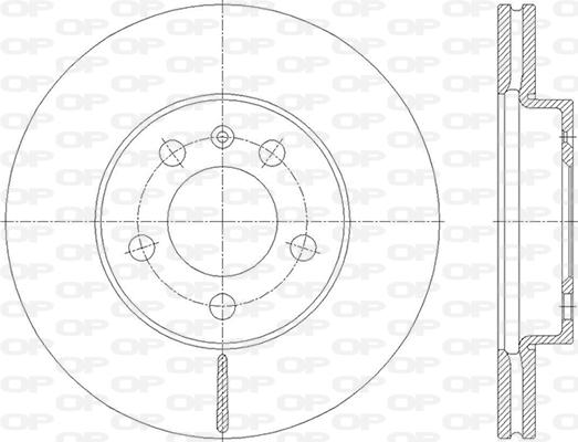 Open Parts BDA2848.20 - Тормозной диск autodnr.net