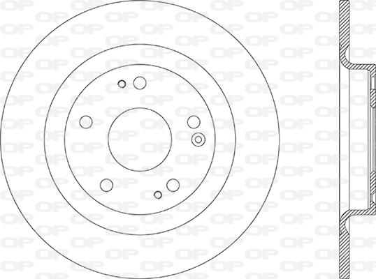 Open Parts BDA2872.10 - Тормозной диск autodnr.net