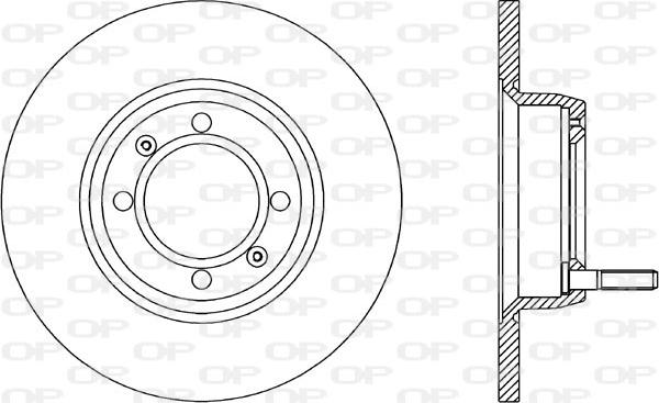 Open Parts BDR1011.10 - Гальмівний диск autocars.com.ua