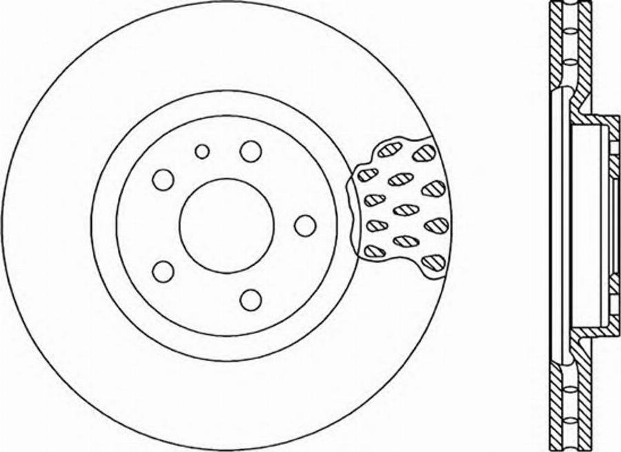 Open Parts BDR101720 - Гальмівний диск autocars.com.ua