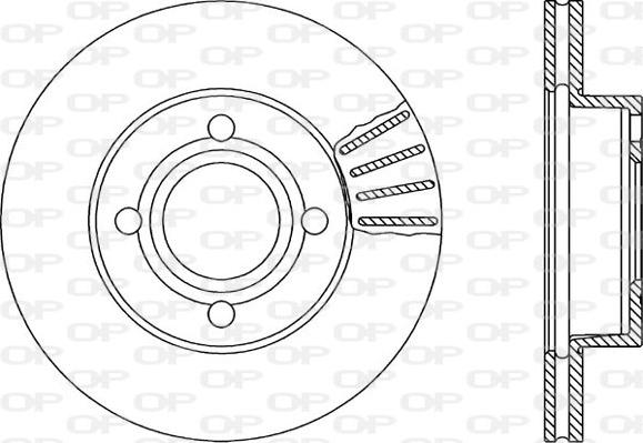 Open Parts BDR1032.20 - Тормозной диск autodnr.net