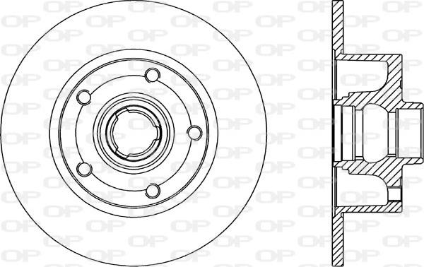 Open Parts BDR1044.10 - Тормозной диск autodnr.net