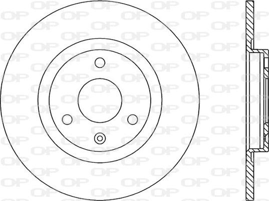 Open Parts BDR1108.10 - Гальмівний диск autocars.com.ua