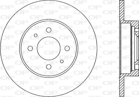 Optimal BS-1800C - Гальмівний диск autocars.com.ua