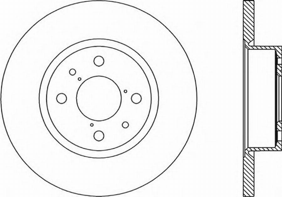 Open Parts BDR1148.10 - Тормозной диск autodnr.net