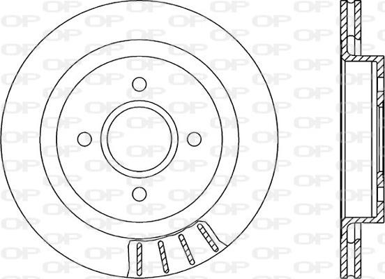 Open Parts BDR1178.20 - Гальмівний диск autocars.com.ua