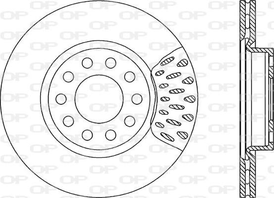 Open Parts BDR1232.20 - Гальмівний диск autocars.com.ua