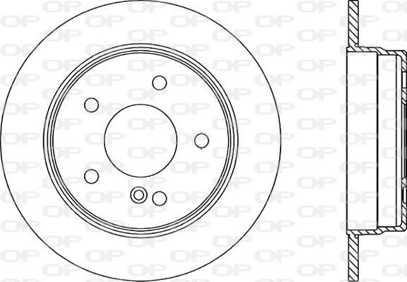 Open Parts BDR1293.10 - Тормозной диск autodnr.net