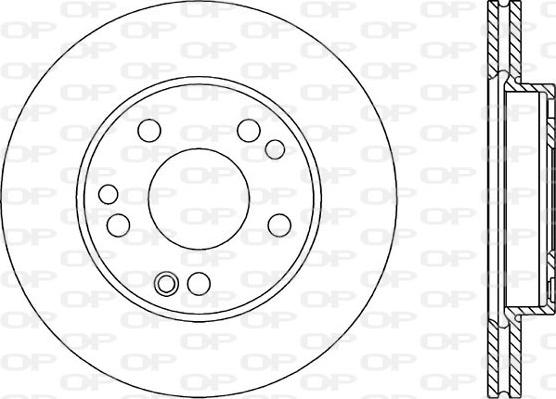 Open Parts BDR1302.20 - Тормозной диск autodnr.net