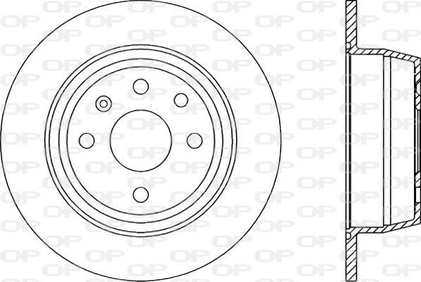 Open Parts BDR1416.10 - Тормозной диск autodnr.net