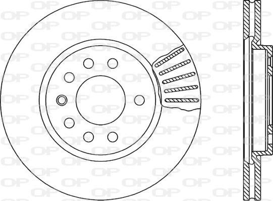 Open Parts BDR1418.20 - Гальмівний диск autocars.com.ua