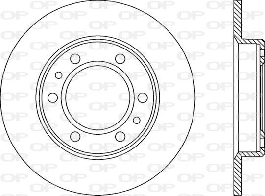 Open Parts BDR1530.10 - Гальмівний диск autocars.com.ua