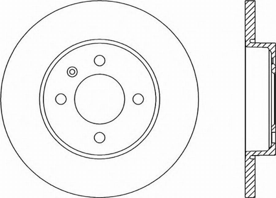 Open Parts BDR1582.10 - Тормозной диск autodnr.net