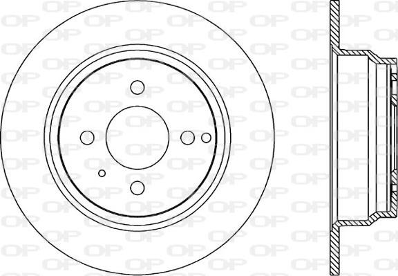 CAR V1291P - Тормозной диск avtokuzovplus.com.ua