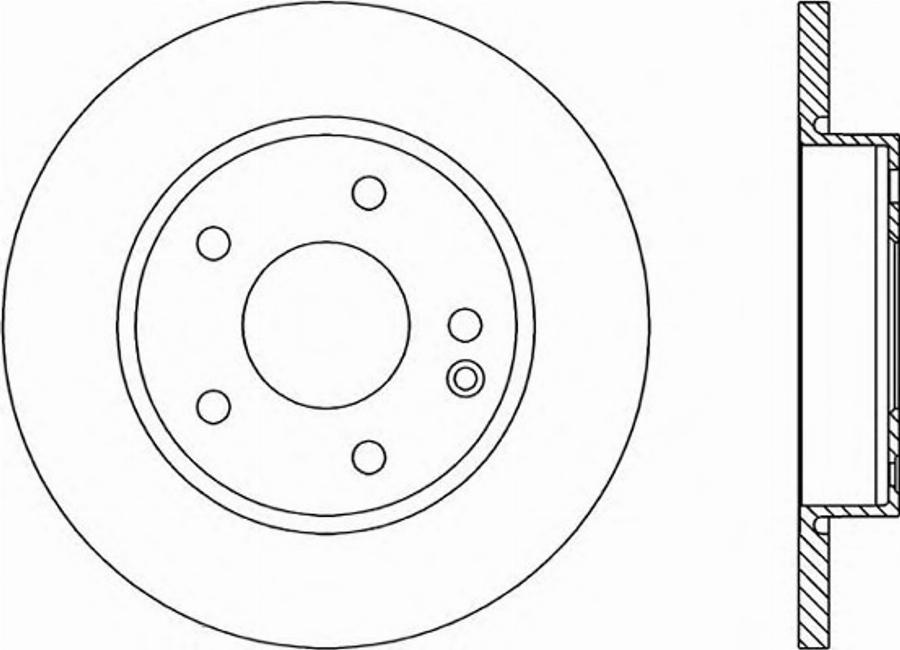 Open Parts BDR1699.10 - Гальмівний диск autocars.com.ua