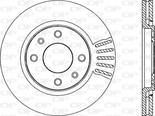 Open Parts BDR1714.20 - Гальмівний диск autocars.com.ua