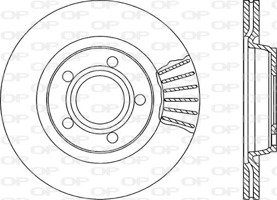 Open Parts BDR1731.20 - Гальмівний диск autocars.com.ua