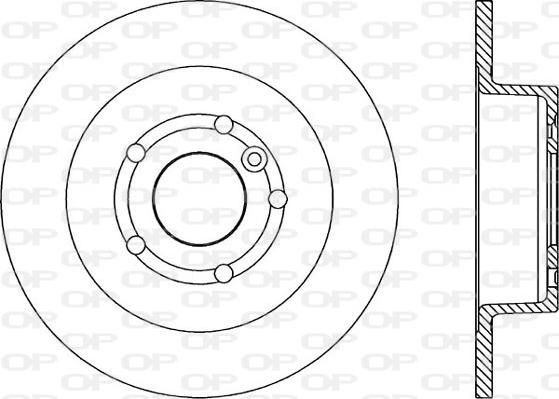 Open Parts BDR1750.10 - Гальмівний диск autocars.com.ua