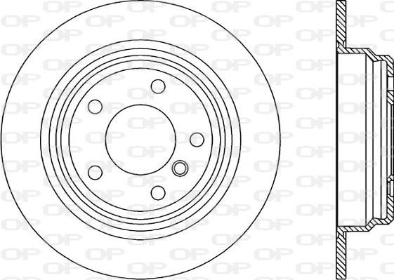 Open Parts BDR1753.10 - Гальмівний диск autocars.com.ua