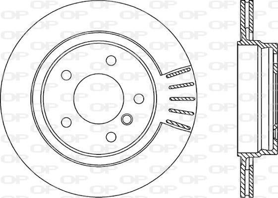 Open Parts BDR1758.20 - Гальмівний диск autocars.com.ua