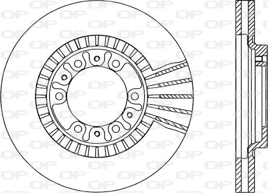 Delphi BG3099 - Тормозной диск avtokuzovplus.com.ua