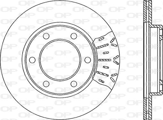 Open Parts BDR1833.20 - Гальмівний диск autocars.com.ua