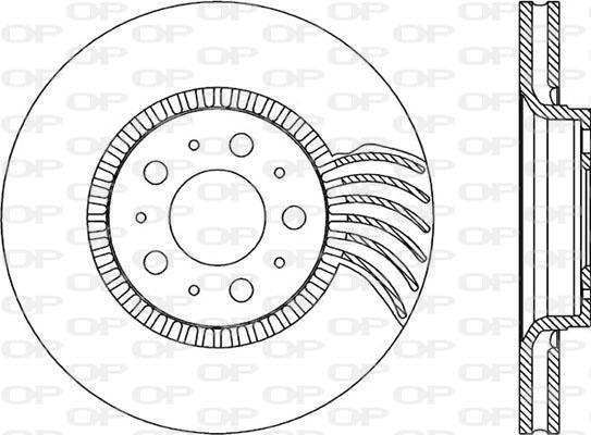 Open Parts BDR1846.20 - Гальмівний диск autocars.com.ua